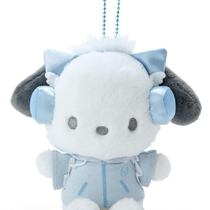 Sanrio Light Blue Day Design Series Mascot Plush Keychain