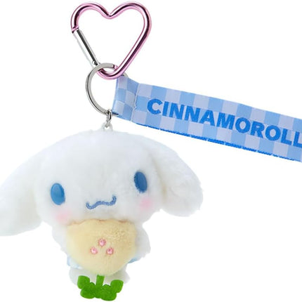 Sanrio Pastel Checkers Design Mascot Plush Keychain