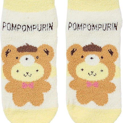 Sanrio Character Fluffy eddy Kuma Bear Cozy Ankle Socks 23~25cm(US 8)