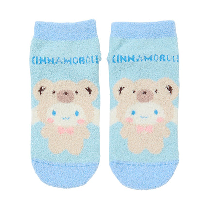 Sanrio Character Fluffy eddy Kuma Bear Cozy Ankle Socks 23~25cm(US 8)