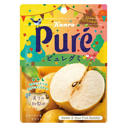 Kanro Pure Sweet & Sour Fruit Gummy (6 Flavors)