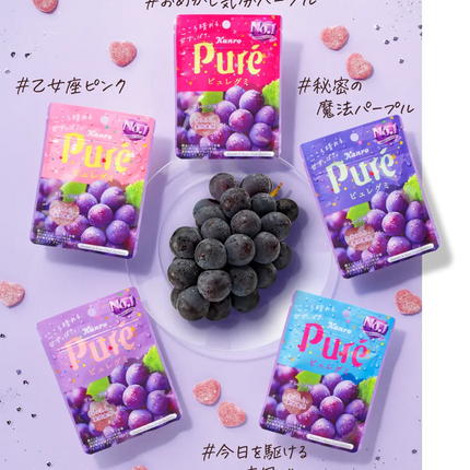 Kanro Pure Sweet & Sour Fruit Gummy (6 Flavors)