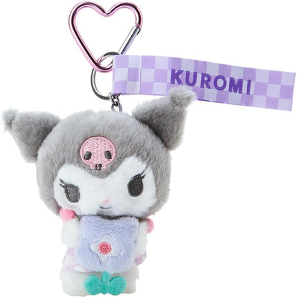 Sanrio Pastel Checkers Design Mascot Plush Keychain