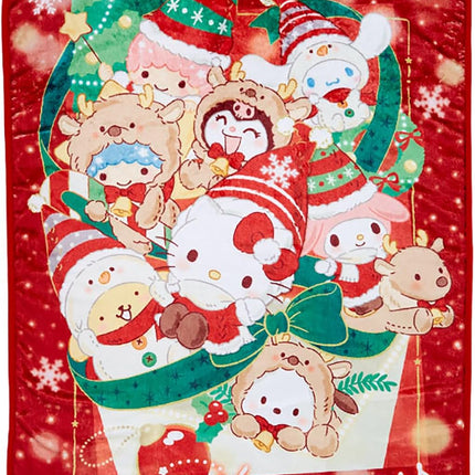 Sanrio Characters Blanket in Cushion (Christmas) 113204