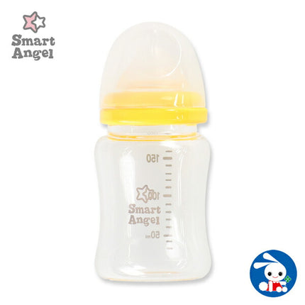 SmartAngel Wide Mouth Glass Baby Bottle