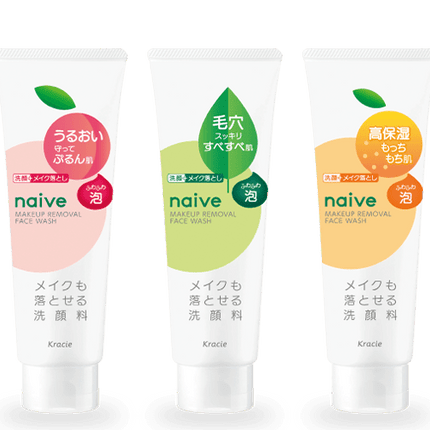 Kracie Naive Makeup Removal Face Wash Foam 180g