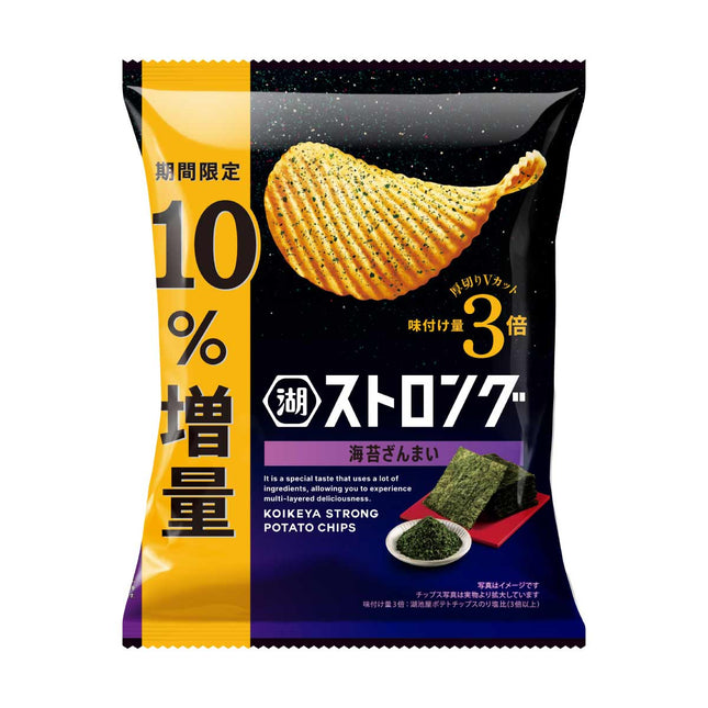 KOIKEYA Strong Potato Chips V Cut Triple Seasoning Intensity