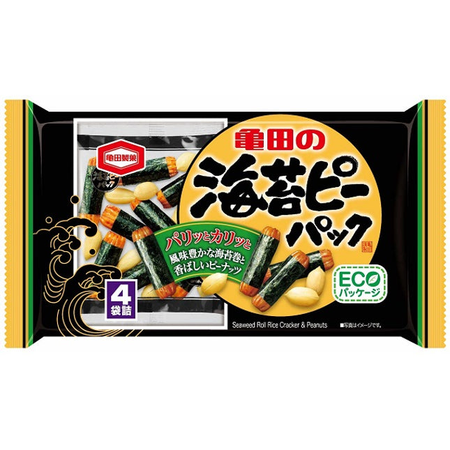 Kameda Seaweed Roll Cracker & Peanut 85g