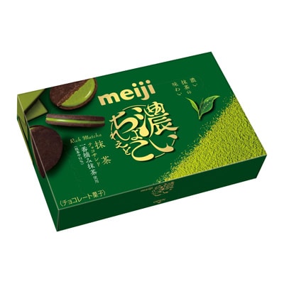 Meiji Rich Chocolate Matcha&Strawberry Sandwich Cookies 6pcs Gift Box