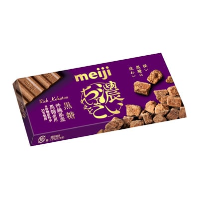 Meiji Rich Chocolate Matcha&Brown Sugar 46g