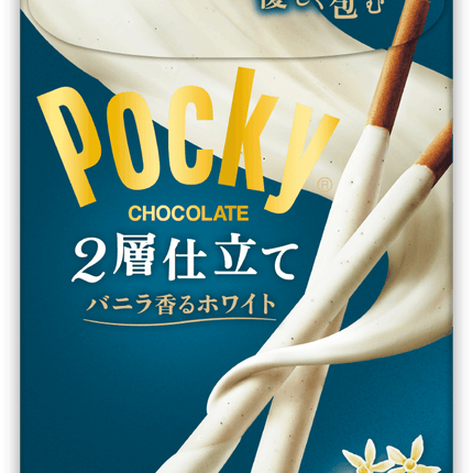 Glico Pocky Double Layer Vanilla Fragrant White Chocolate
