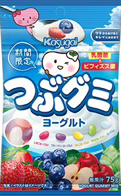 Kasugai Grain Tsubu Gummy Candy 5 Flavors