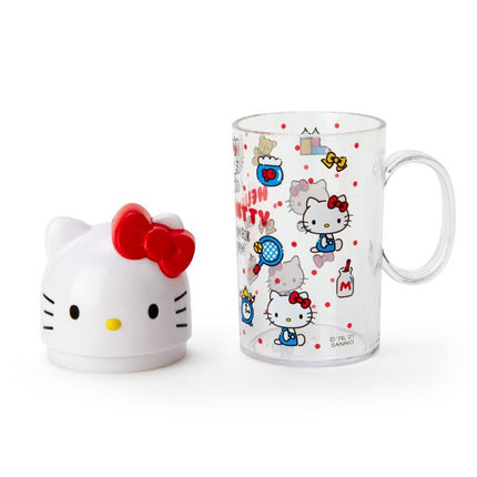 Sanrio Hello Kitty Toothbrush Set with Cute Cup