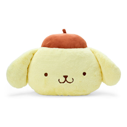SANRIO Pompompurin Face Shaped Oversized Throw Pillow
