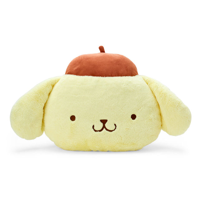 SANRIO Pompompurin Face Shaped Oversized Throw Pillow