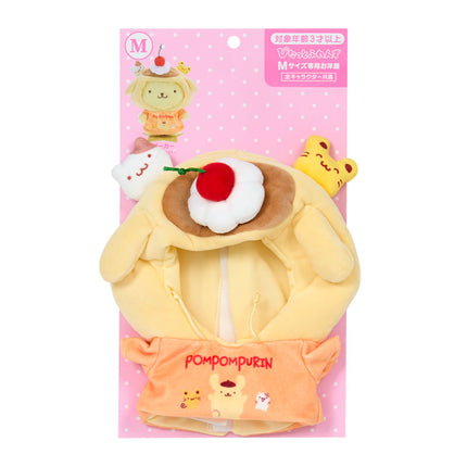 Sanrio Original Pitatto Friends Magnet Stand Plush with Dress-Up Outfit