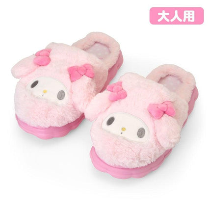 Sanrio Original Face Shaped Room Slippers Plush 25cm(US 8)