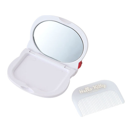 Sanrio Original Face Shaped Jewel Decoration Premium Mirror & Comb