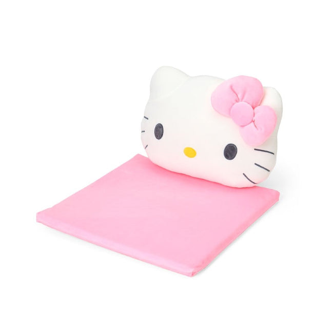 SANRIO Seat Cushion with Face Shaped Plush Back Pillow