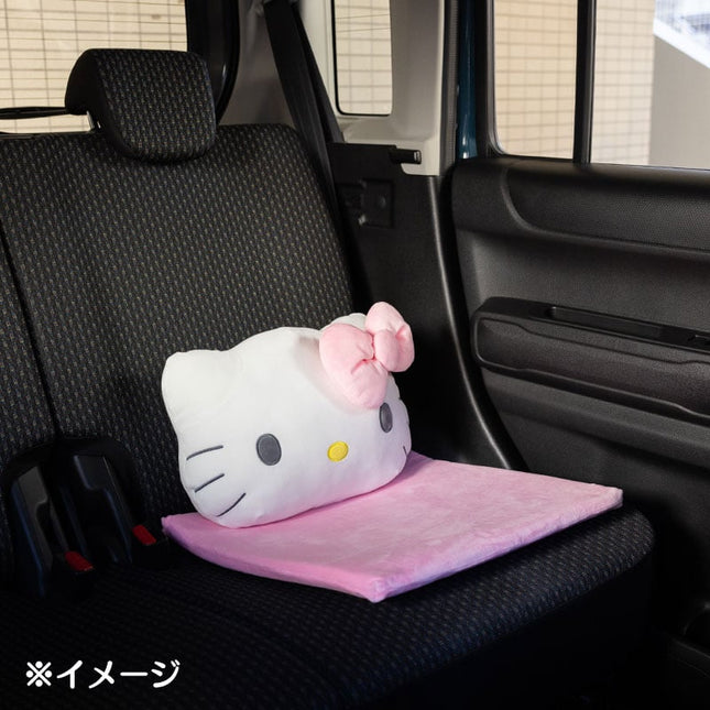 SANRIO Seat Cushion with Face Shaped Plush Back Pillow