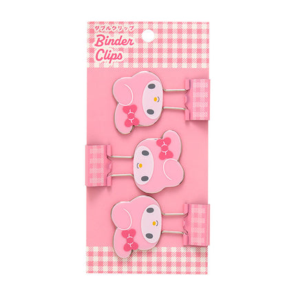 Sanrio Original Binder Clips Set of 3