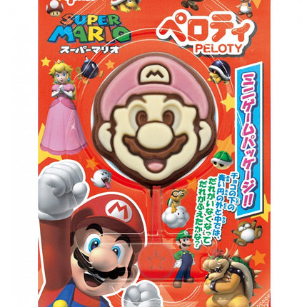 Glico PELOTY Super Mario Chocolate Lollipop