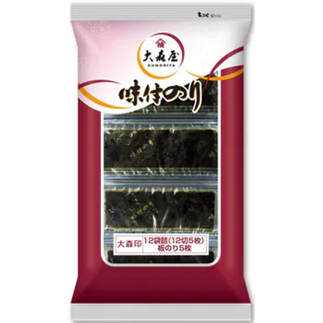 OHMORIYA Crisp Seasoned Seaweed