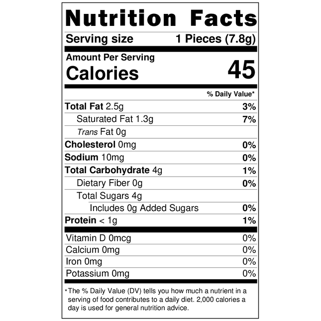 Bourbon Sweet Selection Chocolate & Langue de Chat Cookies