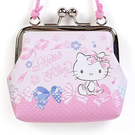 Sanrio Hello Kitty Flat Coin Purse With Rope