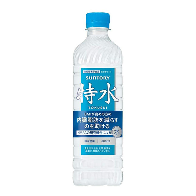 Suntory Tokusui Slim Water 600ml(20.29fl oz) PET