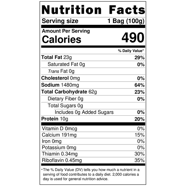 Nissin Yaki Soba Instant Imported from Japan 100g x 5Pack