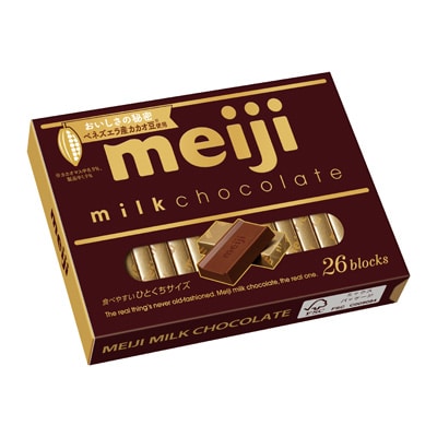 Meiji Milk Chocolate Box 26 Blocks