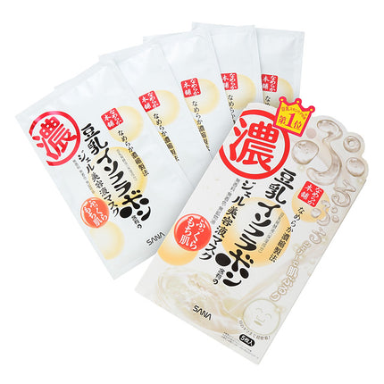 SANA Soy Milk Gel Beauty Essence Facial Mask 5pcs