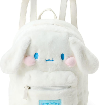 SANRIO Original Cinnamoroll Squishy Cheeks Face Shaped Boa Backpak