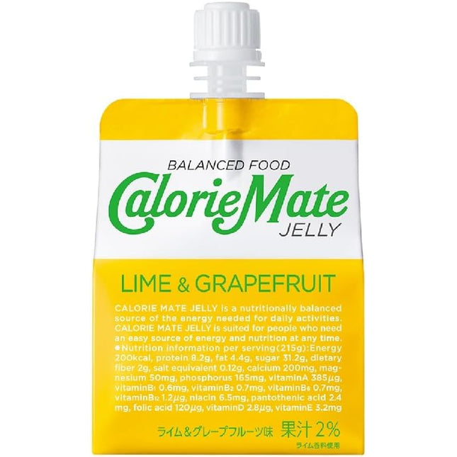 Otsuka Calorie Mate Jelly Lime & Grapefruit Flavor 215g