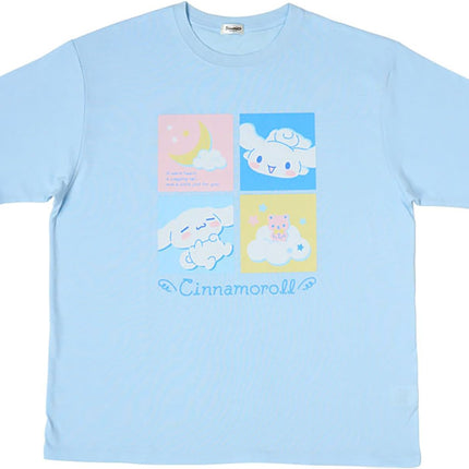 Sanrio Original Cinnamoroll Oversized T-shirt and Half Pants M~L