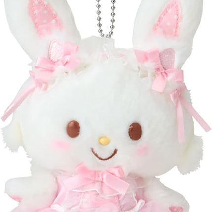 Sanrio Original Plush Mascot Charm White Cat Ballerina