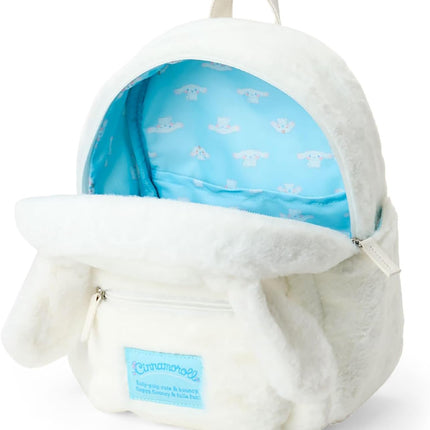 SANRIO Original Cinnamoroll Squishy Cheeks Face Shaped Boa Backpak