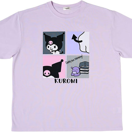 Sanrio Original Kuromi Oversized T-shirt and Half Pants M~L