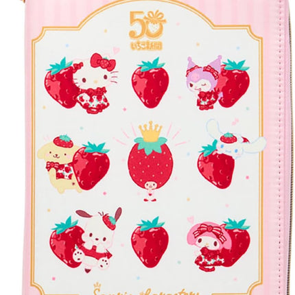 Sanrio Original Multi Case Organizer Strawberry Newspaper 50th Anniversary