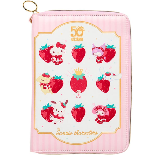 Sanrio Original Multi Case Organizer Strawberry Newspaper 50th Anniversary