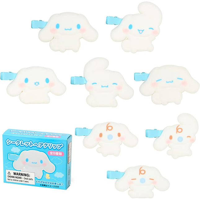 Sanrio Original Cinnamoroll Squishy Cheeks Secret Hair Clip Blind Box 175781