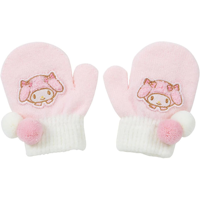 Sanrio Original Kids Stretch Mittens Gloves Winter Warmth SS Size 251801