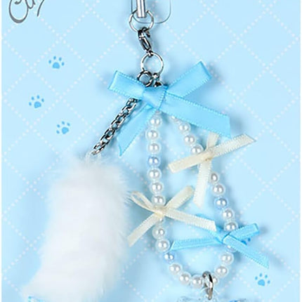Sanrio Original White Cat Ballerina Strap Keychain