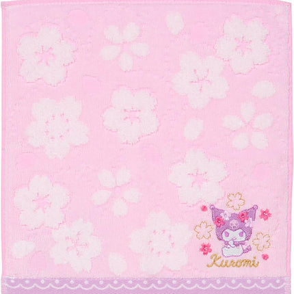 Sanrio Original Sakura Handkerchief Mini Towel 100% Cotton
