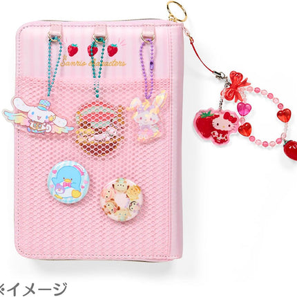 Sanrio Original Multi Case Organizer Strawberry Newspaper 50th Anniversary