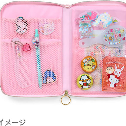 Sanrio Original Multi Case Organizer Strawberry Newspaper 50th Anniversary