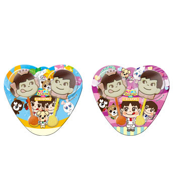 Fujiya 2 Peko Poko Chocolates Heart Lollipop