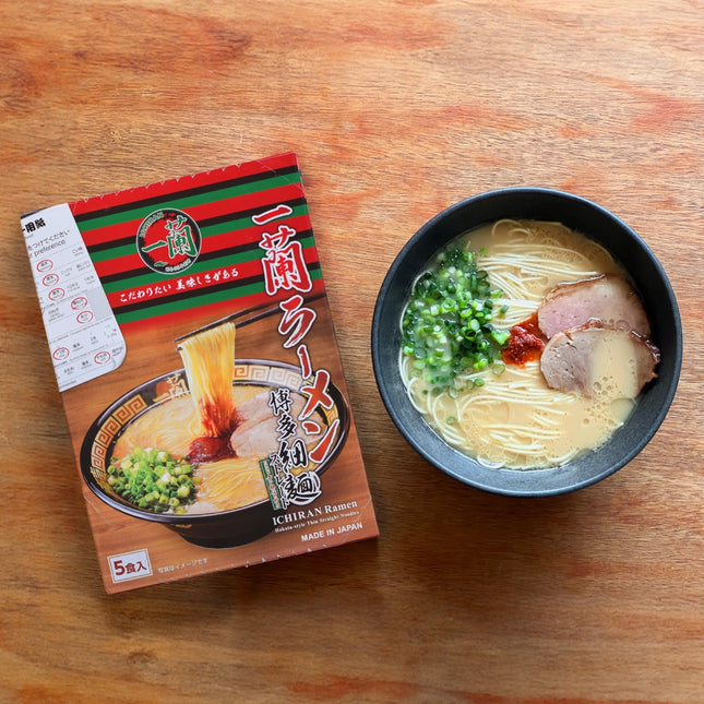 Ichiran Ramen Hakata Style Thin Straight Noodles 5Servings
