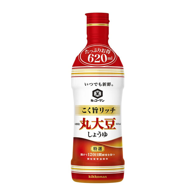 Kikkoman Rich & Savory Premium Whole Soybean Soy Sauce